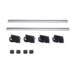 Barra Porta Equipaje Lazo Universal Aluminio 137 cms + Llave. AutoCars