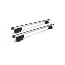 Barra Porta Equipaje Aerodinamica Universal para Barras Laterales Pegadas a Techo 120 cms + Llave