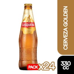 24X Cerveza Lager Botellin 4,8 330Cc
