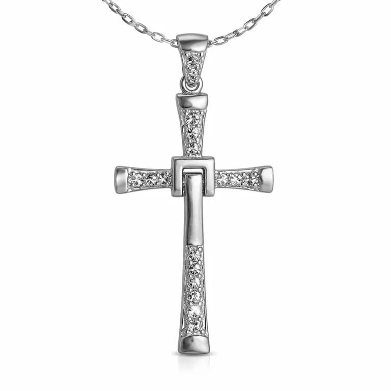 Collar Colgante Cruz de Toreto Plata 925