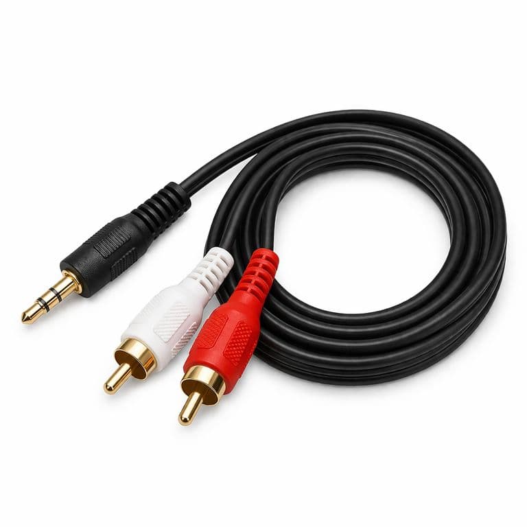 Cable de Audio (2X1) Jack 3.5mm a RCA 3 MT Deluxe Line