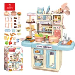 Cocina De Juguete Kitchen 32pcs Juego De Ninas Ninos Celeste