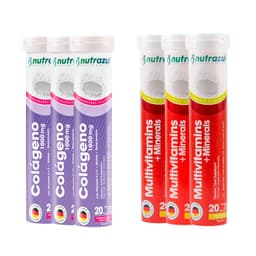 Colageno Marino Hidrolizado 1000 mg ( 3 ) + Multivitamicos (3) - Pack 6 unidades..