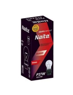 Ampolleta Auto 10u Naite Bombilla Halogena 3156 12v 27w