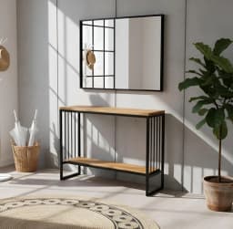 Mesa arrimo de roble Cardona M