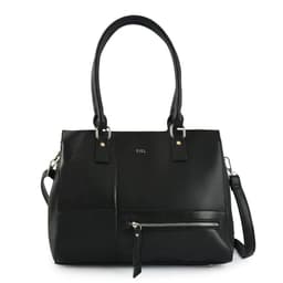 Cartera tote tres divisiones lupe negro Negro TALLA UNICA