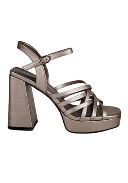 Sandalia Azahar Plateado Plateado 35