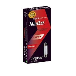 Ampolleta Auto 10unid Naite Bombilla Halogena T10x31 12v 10w