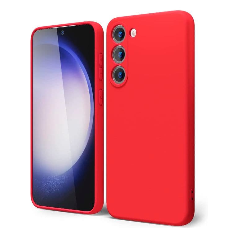 Carcasa Compatible con Samsung S23 Plus Silicona Antideslizante Suave