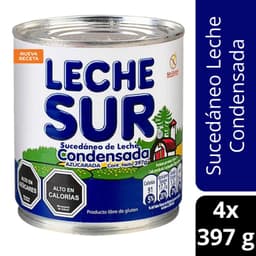 Sucedaneo De Leche Condensada Leche Sur Lata 397g Pack X4