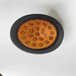 4" Diametro Farol de 21 LED Multivoltaje Ambar
