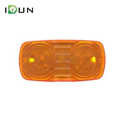 Farol de senal 10x5x2,7CM 10 LED Multivoltaje Ambar