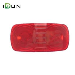 Farol de senal 10x5x2,7CM 10 LED Multivoltaje Rojo