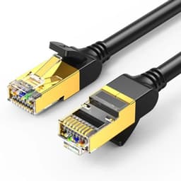 Cable de Red 10M CAT7 FFTP 10GBPS Negro