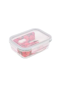 Contenedor Hermetico Vidrio Rectangular 680ml