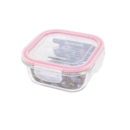 Contenedor Hermetico Vidrio Cuadrado 520ml