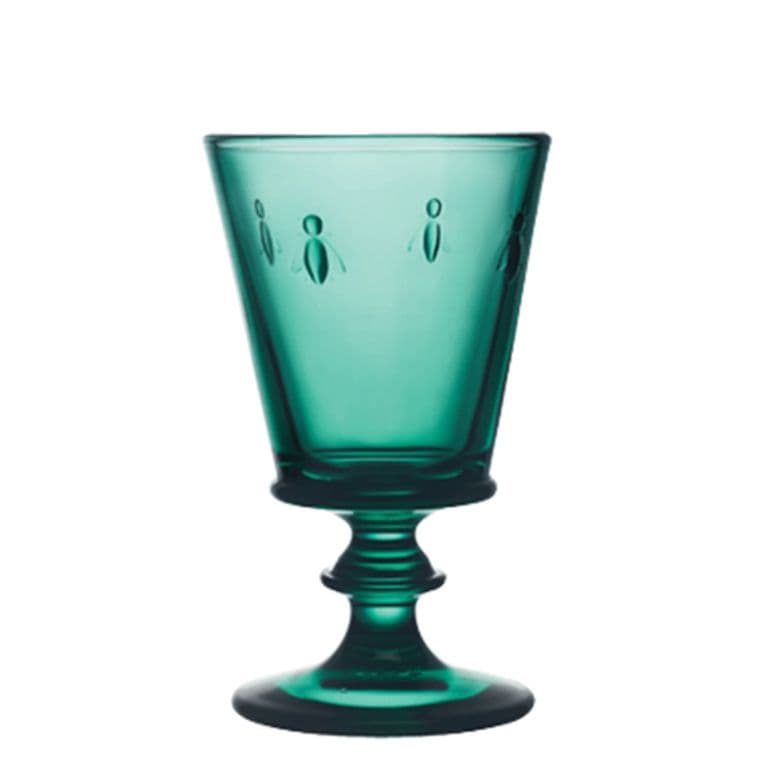 SET 6 COPAS ABEJA ESMERALDA 240ML