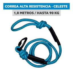 Correa Outdoor - Alta Resistencia - Celeste - Paseo Perro