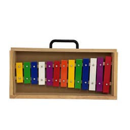 METALOFONO 13 NOTAS COLOR CAJA MADERA ALAGUEZ.