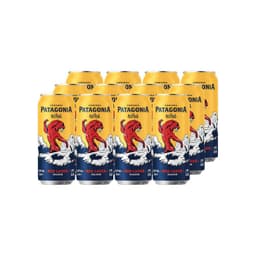 12X Cerveza Patagonia Red Lata 5 470Cc