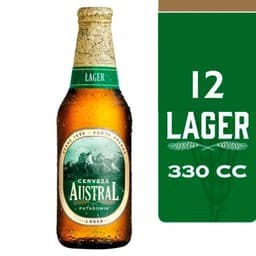 12X Cerveza Lager Botellin 4,6 330Cc