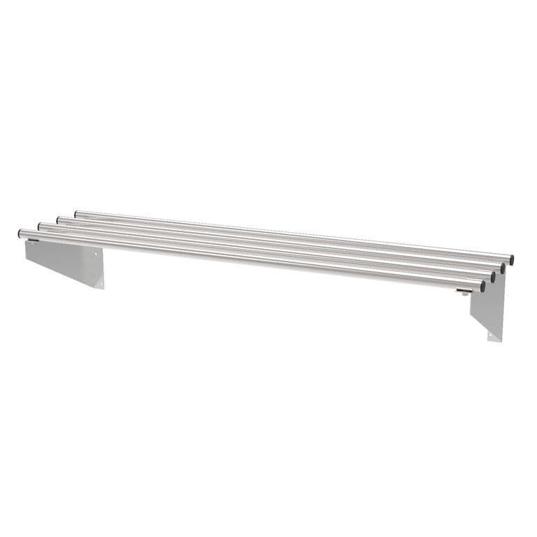 Repisa Tubular 120x30 cm Pasa Bandejas Acero Inoxidable