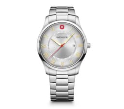 Reloj City Classic correa de acero plateado Plateado TALLA UNICA