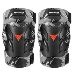 Rodilleras de Camuflaje con Reflectantes y Correas Ajustables MOTOWLOF 1034-CA