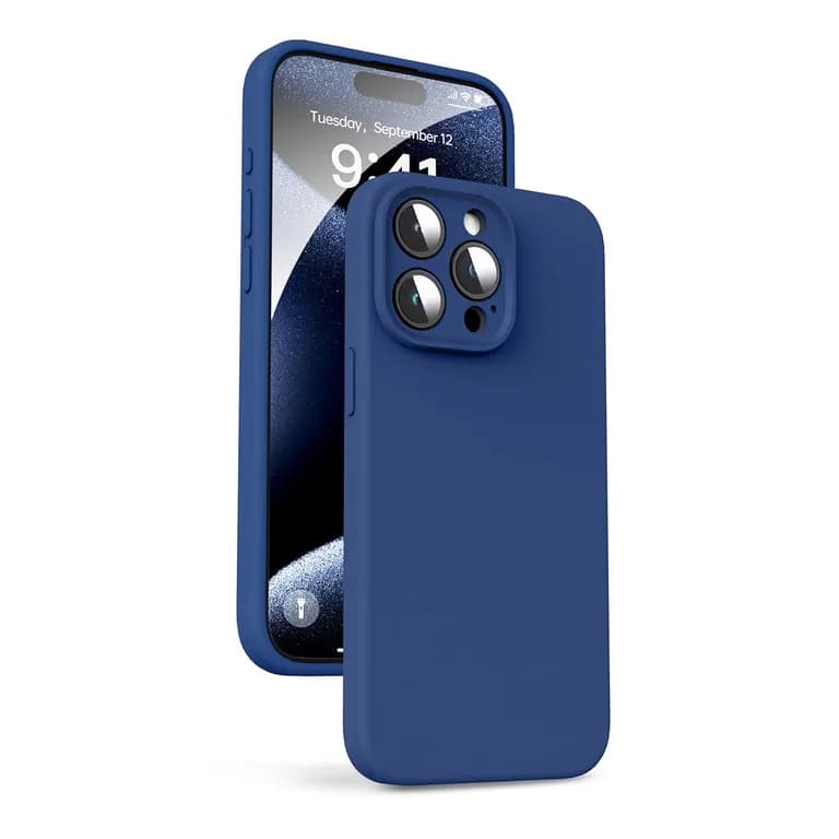 Carcasa Compatible con iPhone 15 Pro Max Silicona Slim Full Protection