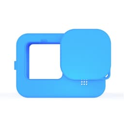 Funda de silicona + correa para Gopro Hero 13/12/ 11/ 10/ 9 - Celeste