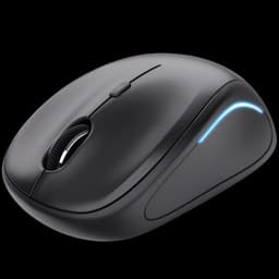 Mouse Inalambrico YVI FX RetroIluminado Black 22333-03