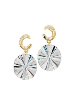 Aros Andalucia Gold Bano de Oro 24k Dorado TALLA UNICA