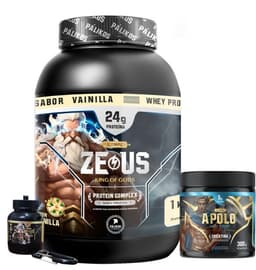 Proteina Zeus Complex 1kg Vainilla Creatina 300g Minibottle