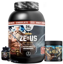 Proteina Zeus Complex 1kg Chocolate Creatina 300g Minibottle