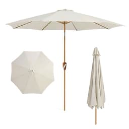Quitasol con Manivela para Elevacion UV Impermeable 260cm