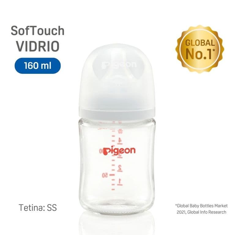 Mamadera vidrio 160 ml SofTouch