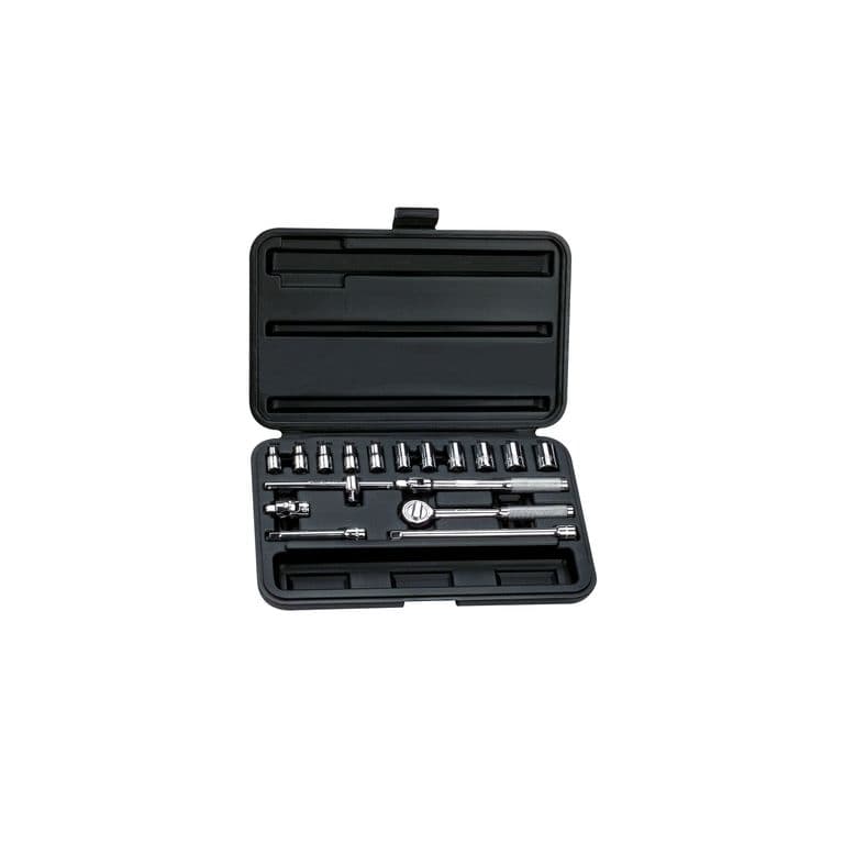 Set 18 Piezas Dados 6 Puntas Encastre 1/4" 86-117