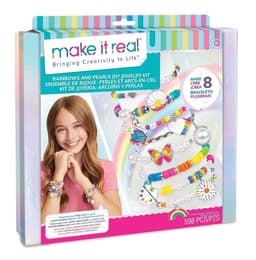 Set Crear Pulseras Arcoiris Y Perlas Juguete