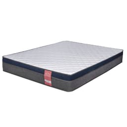 Colchon Canaima 2 Plazas Gris 150x190x26 Cm Resorte Bonell Dual Side