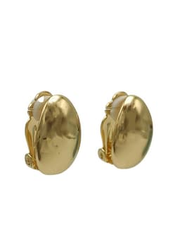 Aros Gota Espejo chapada en oro 18 k Sin Perforacion Earcuff Tendencia Plateado TALLA UNICA