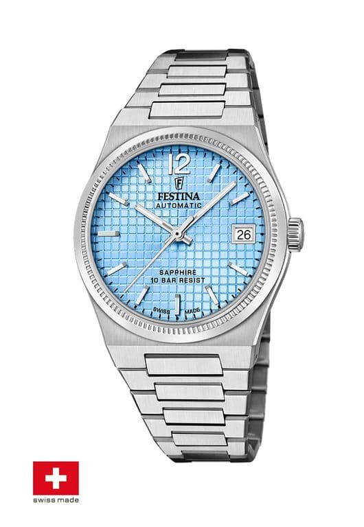 Reloj F20029/2 Celeste Mujer My Swiss Time Celeste TALLA UNICA
