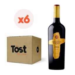 6x Vino Reserva Cabernet 750cc