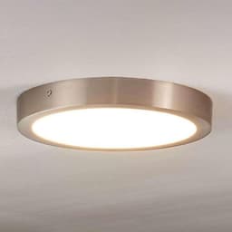 PLAFON PANEL LED 12W SILVER REDONDO 3000K