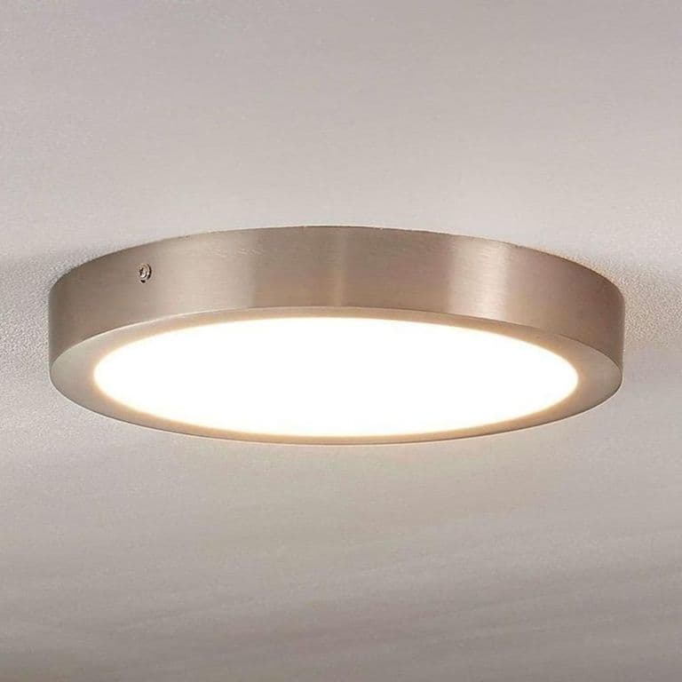 PLAFON PANEL LED 12W SILVER REDONDO 3000K