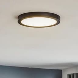 PLAFON PANEL LED 18W NEGRO REDONDO 6000K