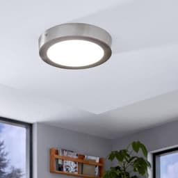 PLAFON PANEL LED 18W SILVER REDONDO 3000K