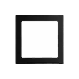 PLAFON PANEL LED 24W NEGRO CUADRADO 3000K - Negro