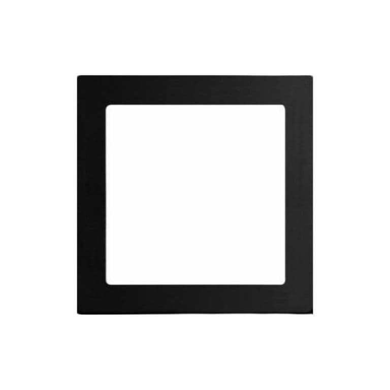 PLAFON PANEL LED 18W NEGRO CUADRADO 3000K