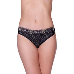 Calzon Bikini Bordado 20191 Negro M