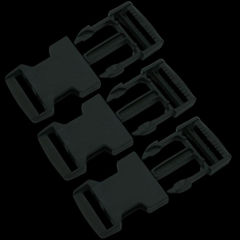 3X Hebilla Tip Top para huinchas de 3.0 Broche mochila bolso